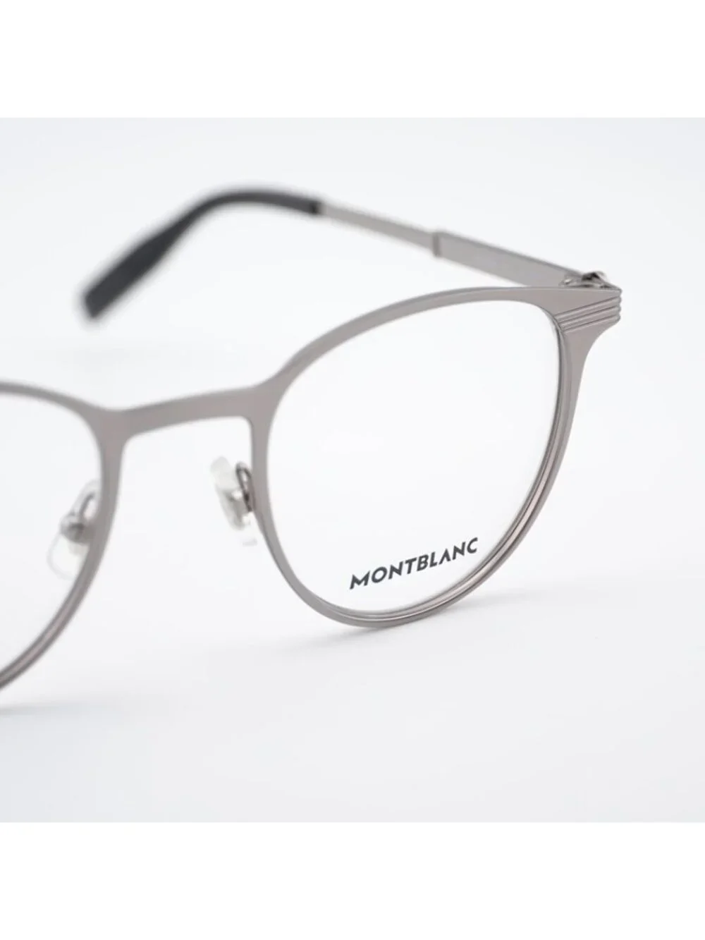 Montblanc MB0095O 003 Unisex Eyeglasses Ruthenium 48mm Square Frame